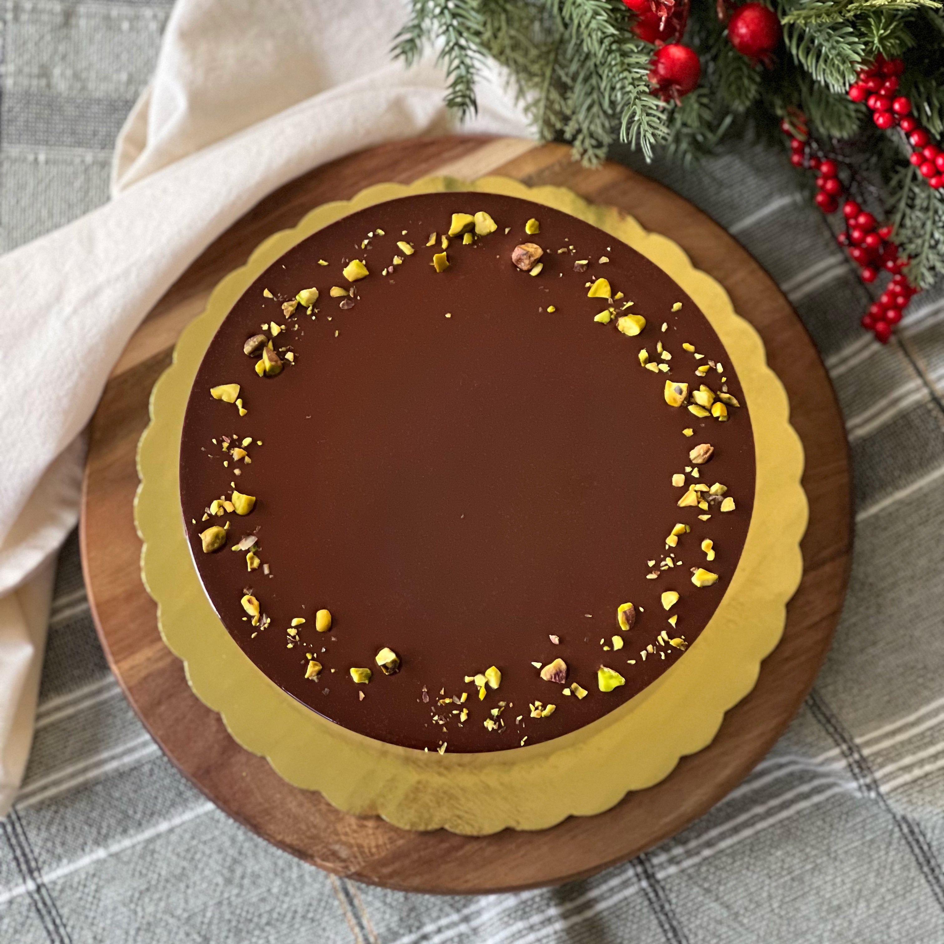 Bavarian Chocolate Mousse Cake
