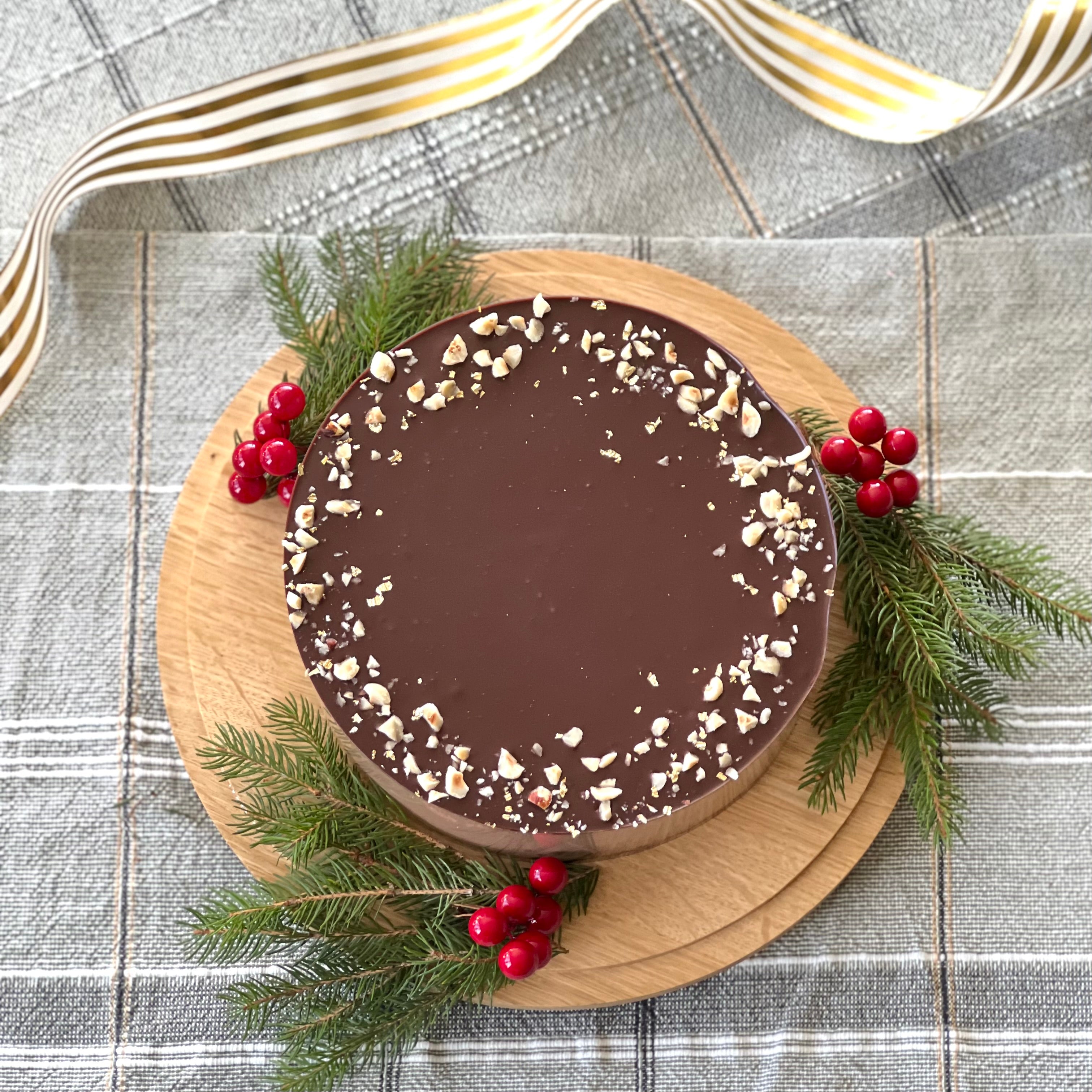 Bavarian Chocolate Mousse Cake